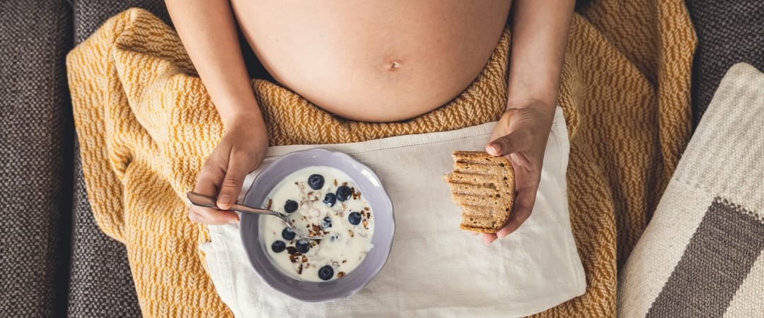 Header Essen für zwei Ernährung Schwangerschaft Stillzeit